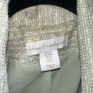 Light green tweed blazer